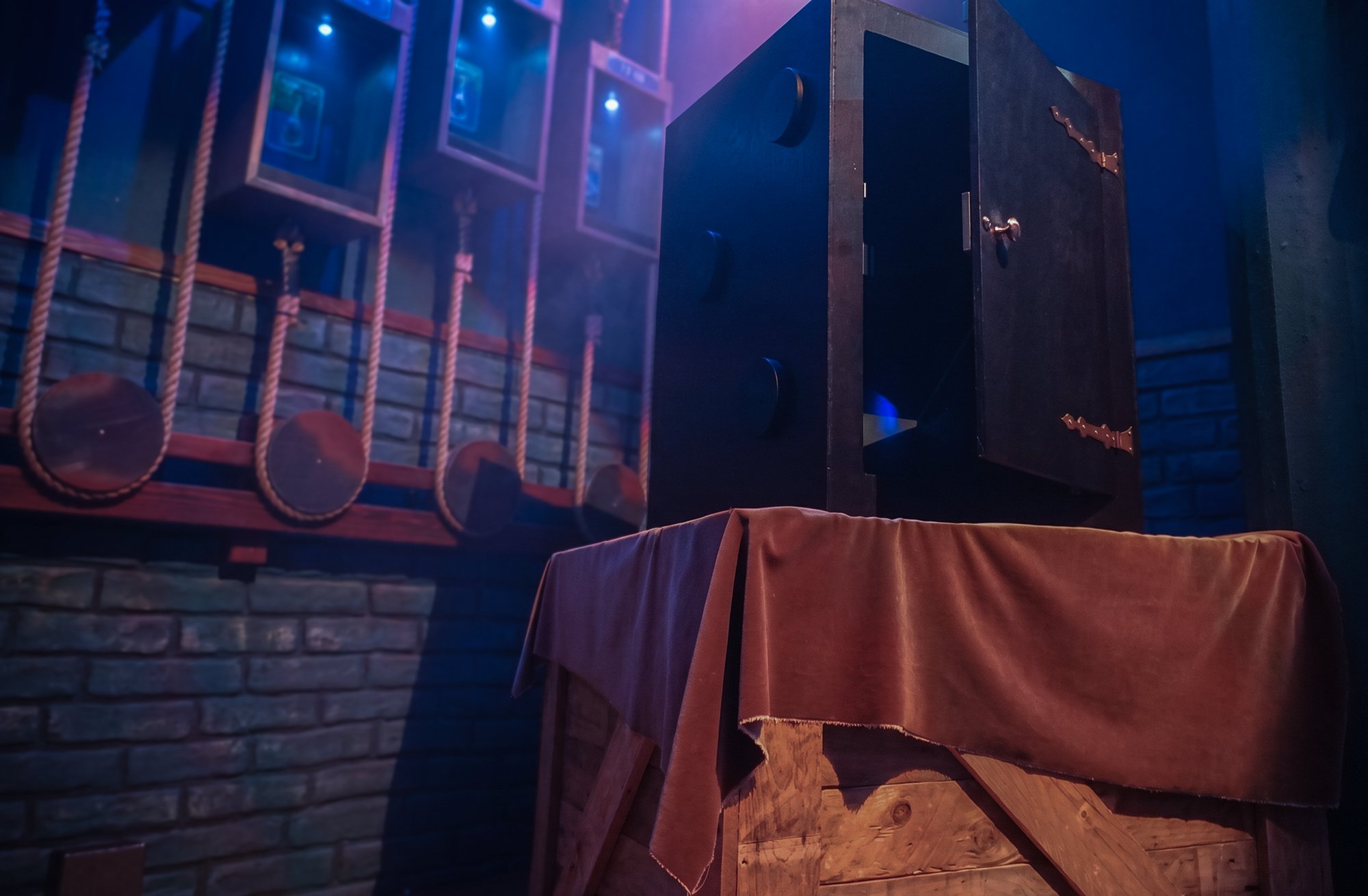 The stage